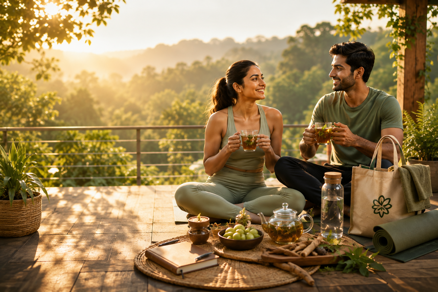 Couple enjoying Naturicare Recovery