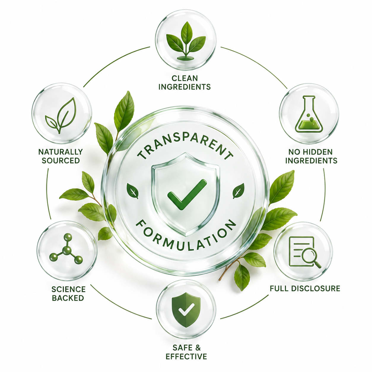 Transparent Formulations