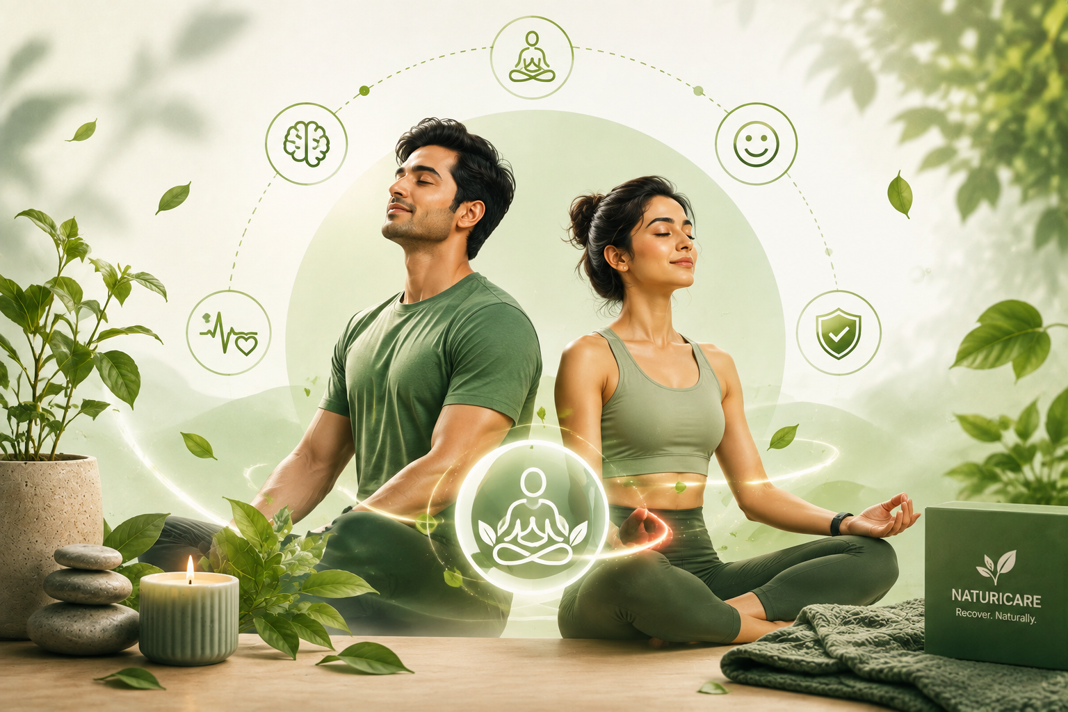 Stress Recovery & Resilience Illustration - Naturicare