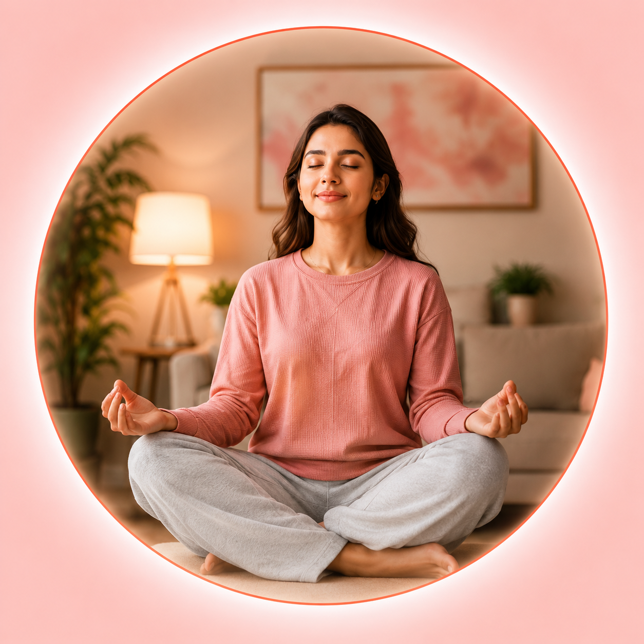Naturicare Stress Recovery System - Meditating Serene Woman