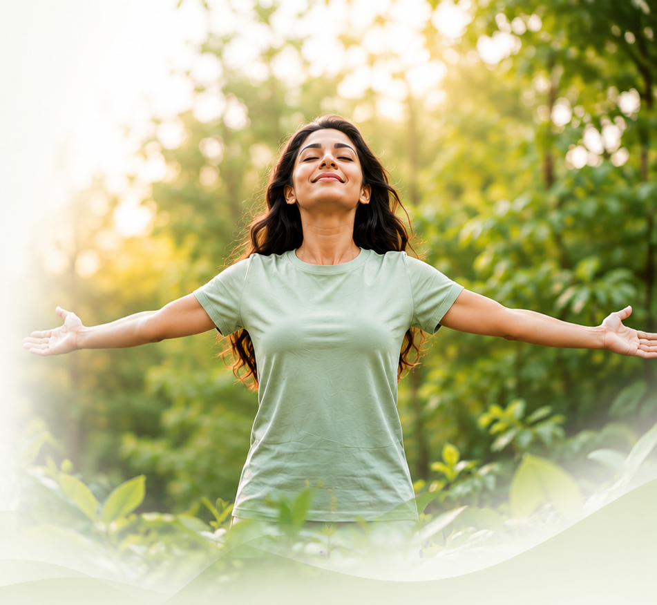 How Naturicare Recovery System Works - Young Adult Outdoors Enjoying Nature