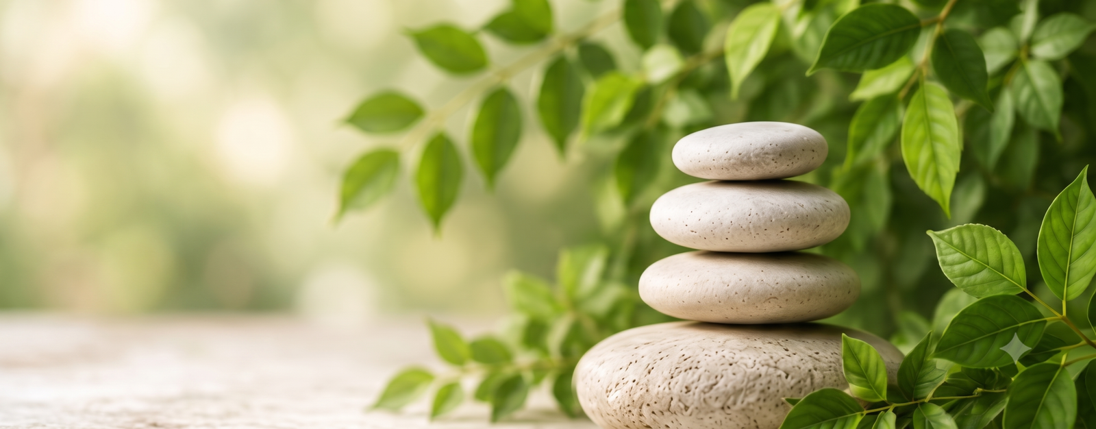 Naturicare Zen River Stones and Leaves