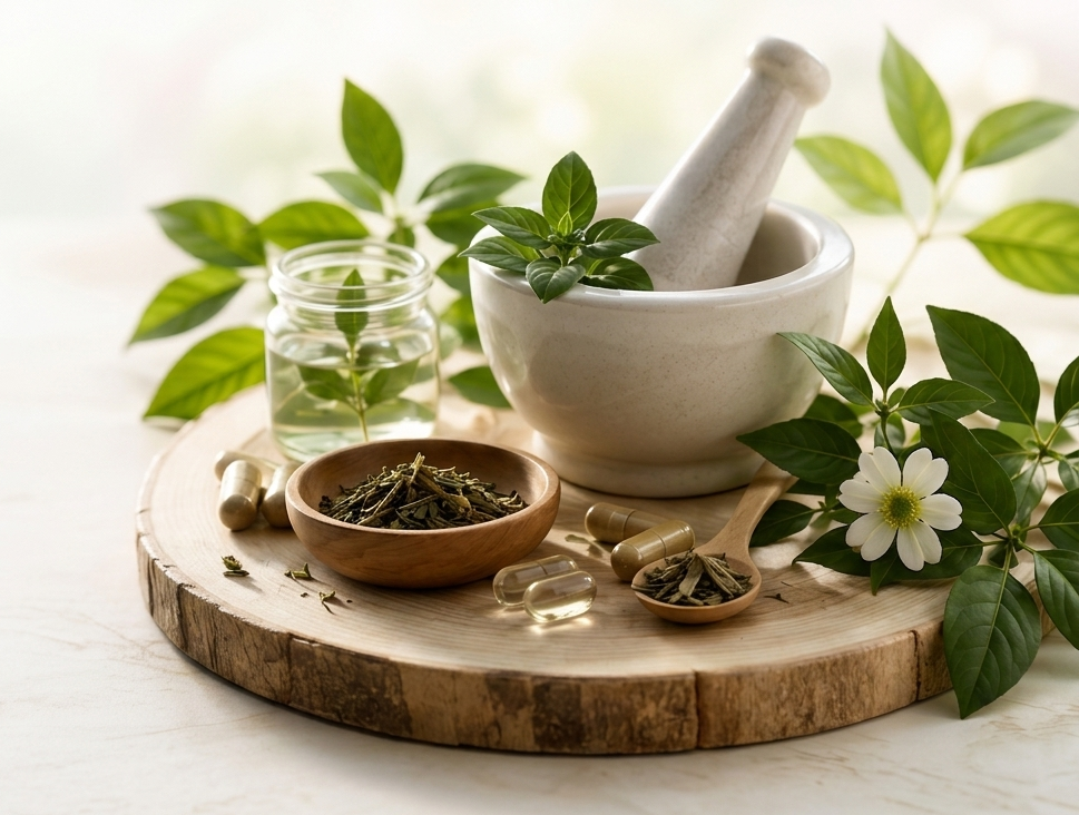 Naturicare Stress Recovery - Science Meets Nature Herbal Mortar Pestle