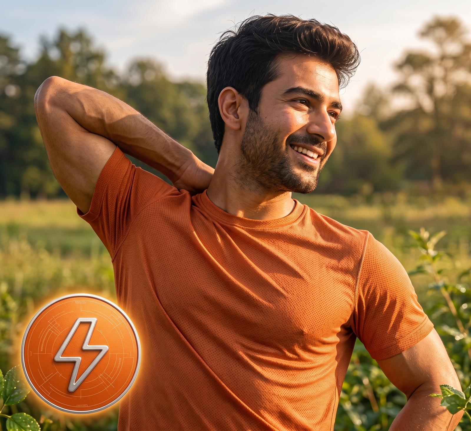 Energy Recovery Man Stretching