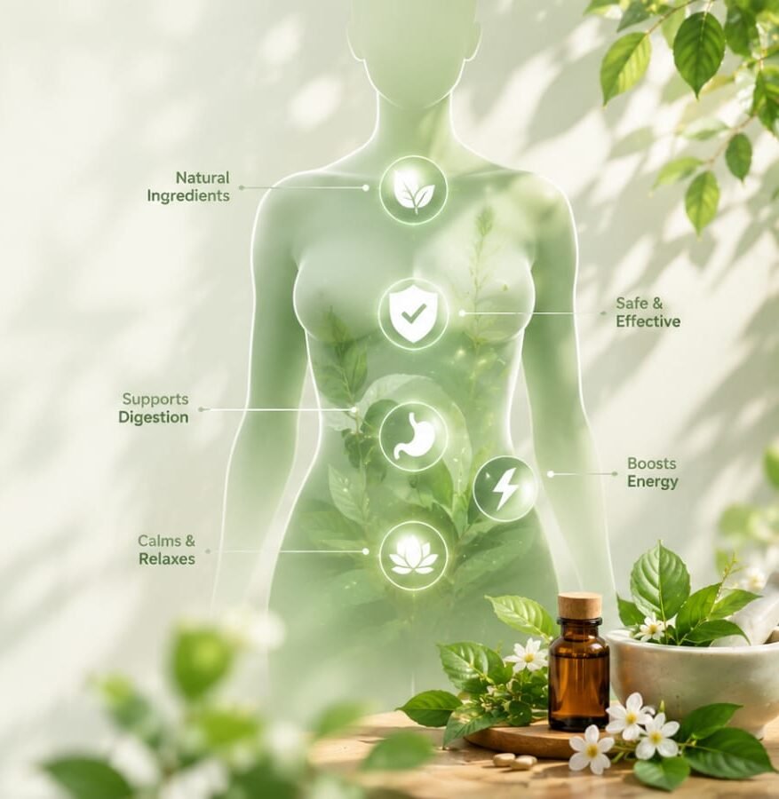 Body restoration and deep relaxation illustration
