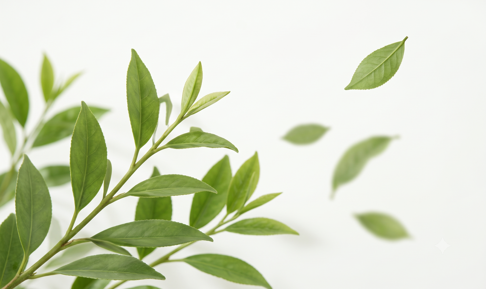 Calm Your Mind Herbal Leaves Illustration